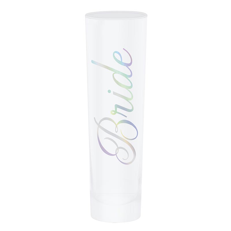 Flat Champagne Glass- Bride