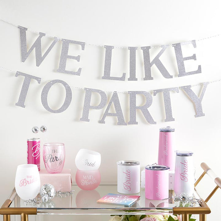 Stemless Wine Glass - The Bride