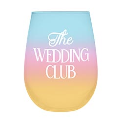 Stemless Wine Glass - The Wedding Club