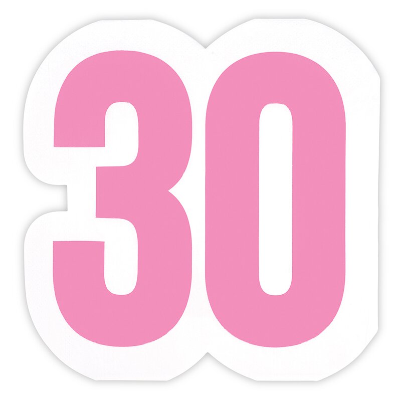 Jumbo Shaped Napkins - 30