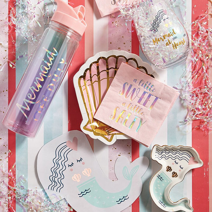 Jumbo Shaped Napkins - Mermaid