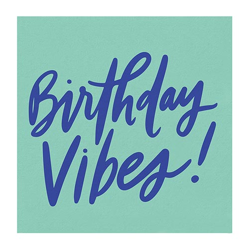 Beverage Napkins - Birthday Vibes