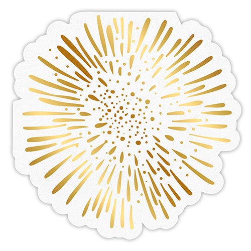 Shaped Napkin - Firework
