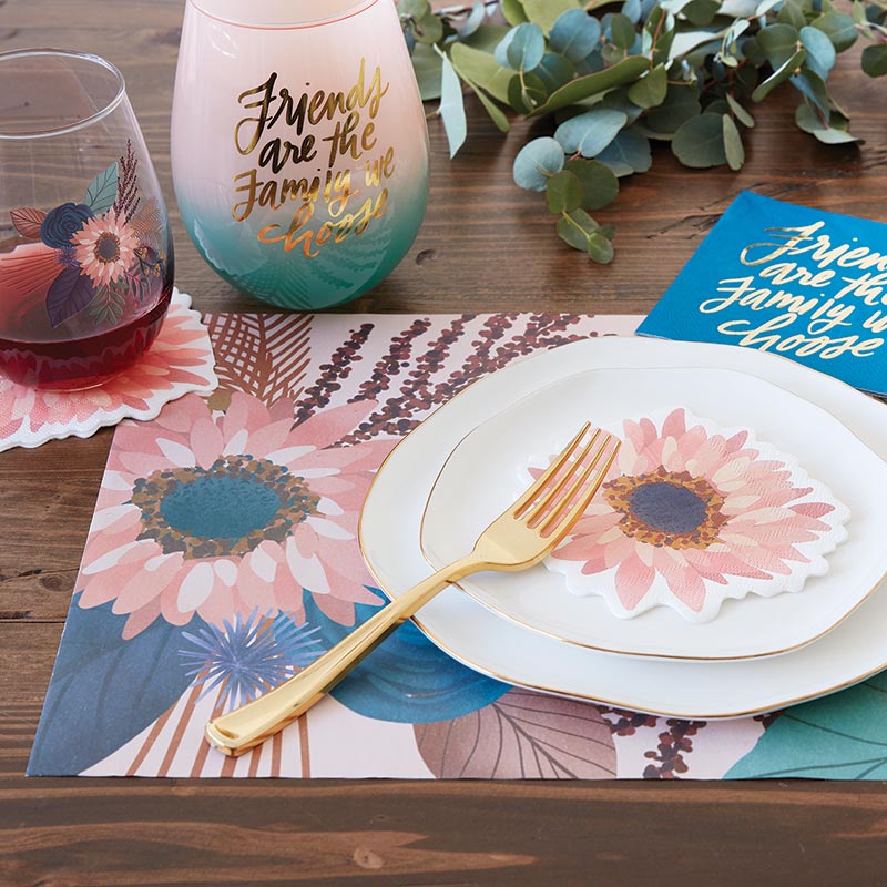 Slant Paper Placemat - Fall Bunches