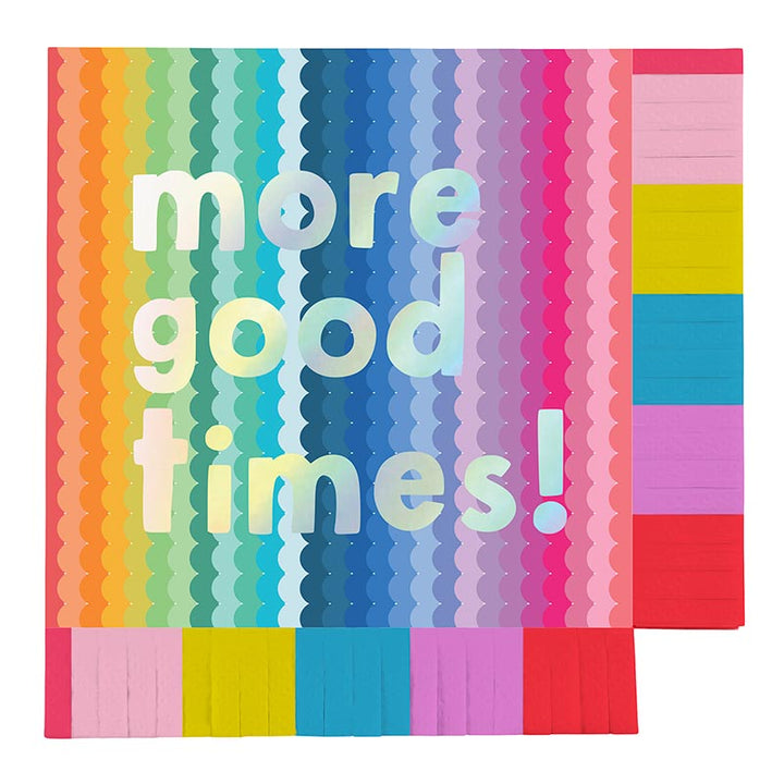 Fringe Beverage Napkins - More Good Times