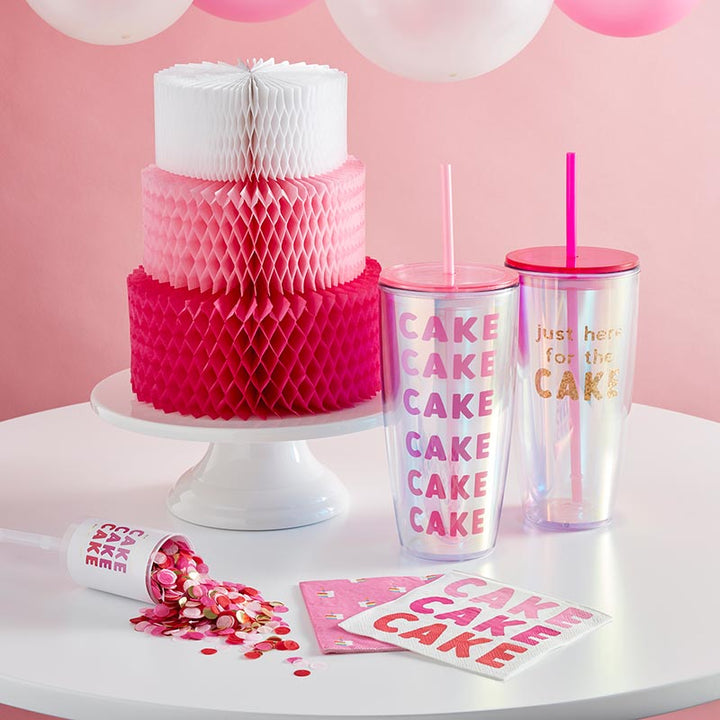 Beverage Napkins - Cake Pattern