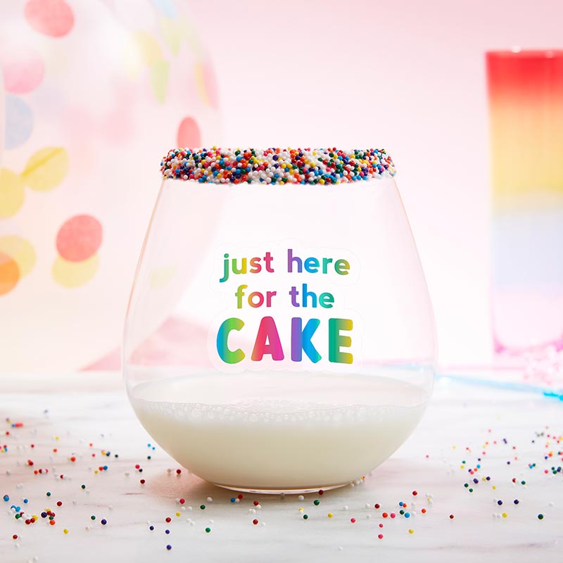 Reusable Wineglass Decals - Birthday