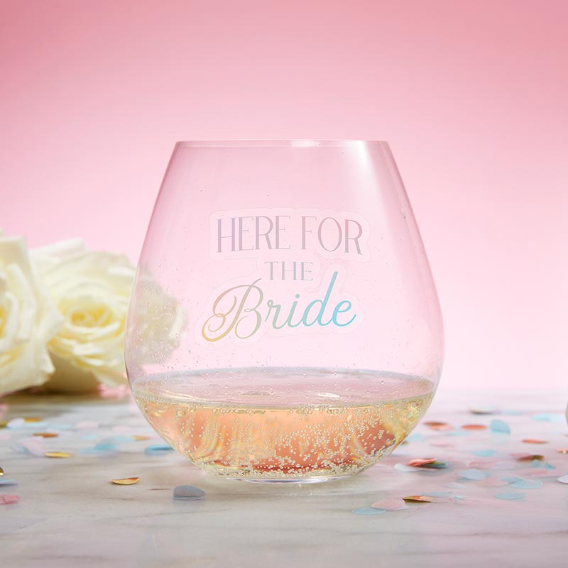 Reusable Wineglass Decals - Wedding