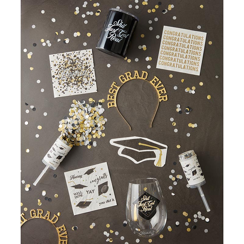 Foil Beverage Napkins - Hooray