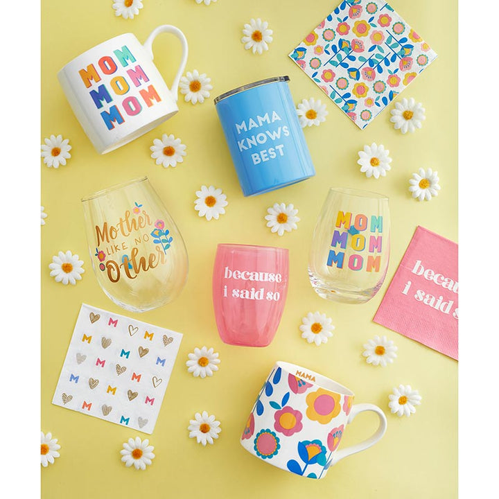 Beverage Napkins - Retro Flowers