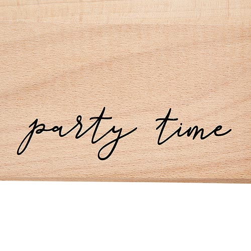 Wood Charcuterie Board - Party Time