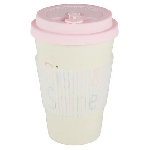 Bamboo To Go Coffee Cup - Rise and Shine