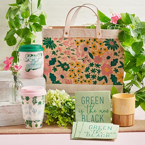 Bamboo To Go Coffee Cup - Plants