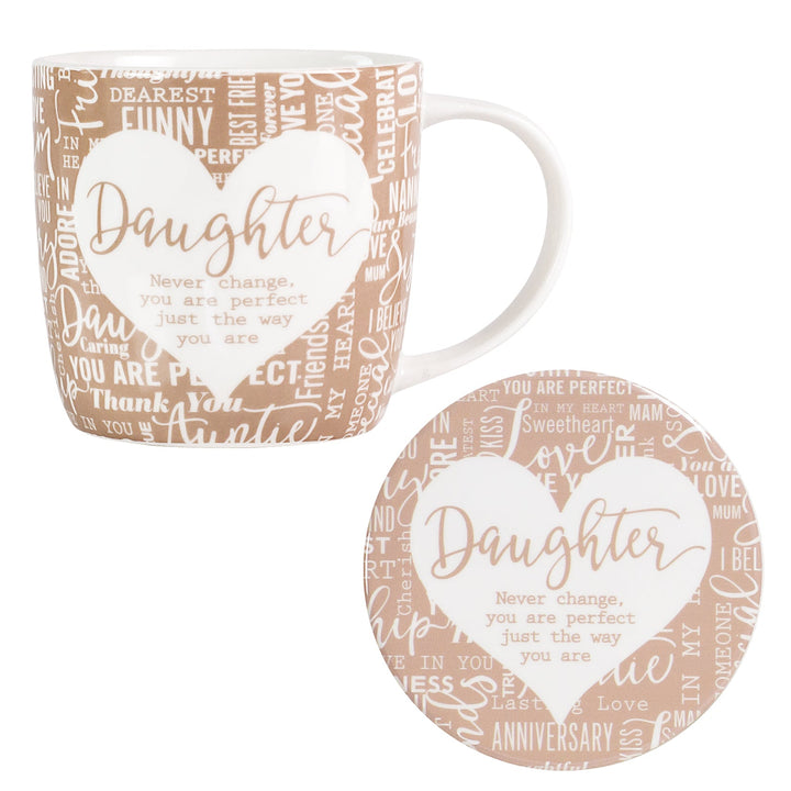 Mug & Coaster Daughter
