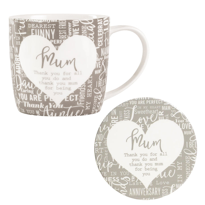 Mug & Coaster Mum