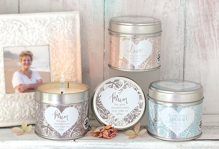 Candle In Tin Love
