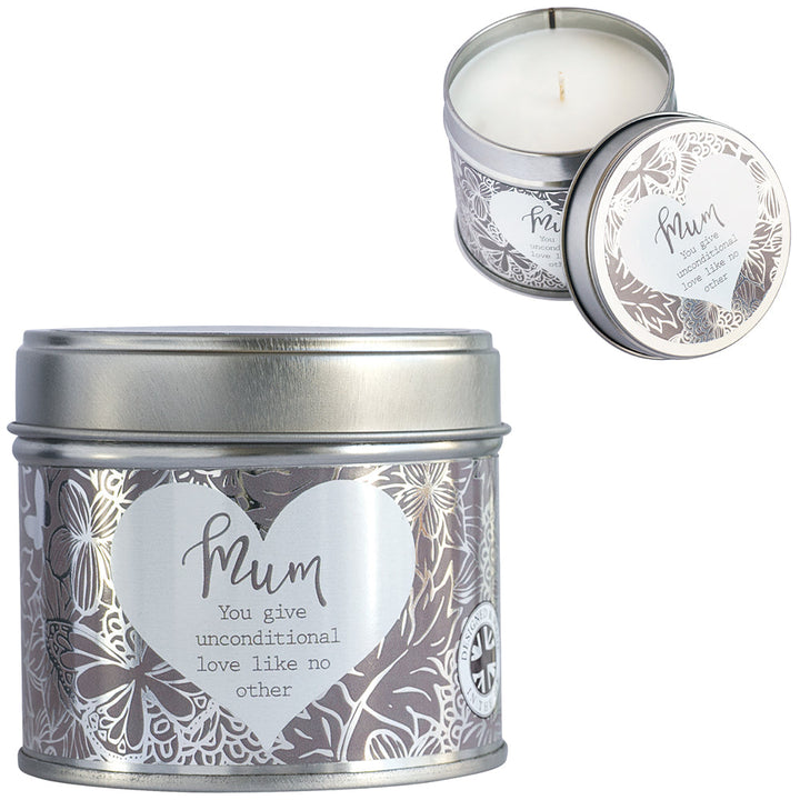 Candle In Tin Mum