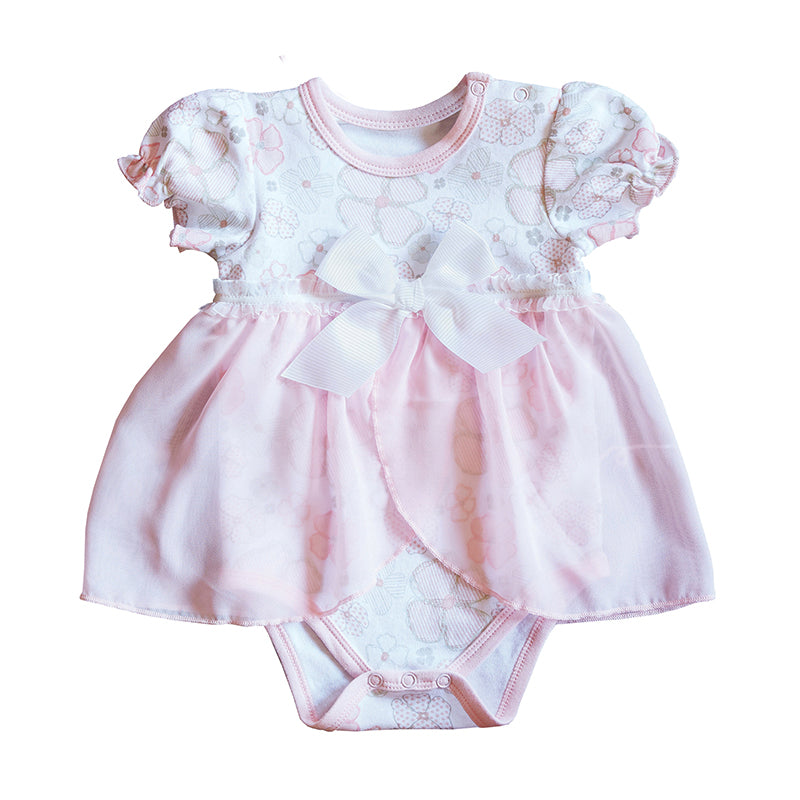 Dress - Playful Posies, 0 -3 months