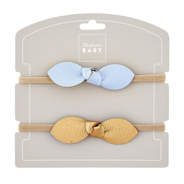 Headband Set - Blue/Gold