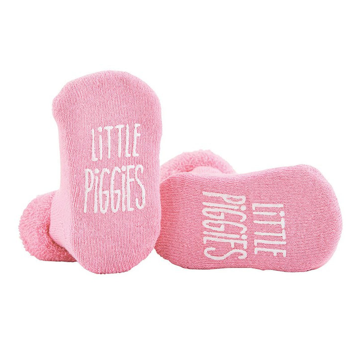 Socks - Pink - Little Piggies, 3-12 Mths