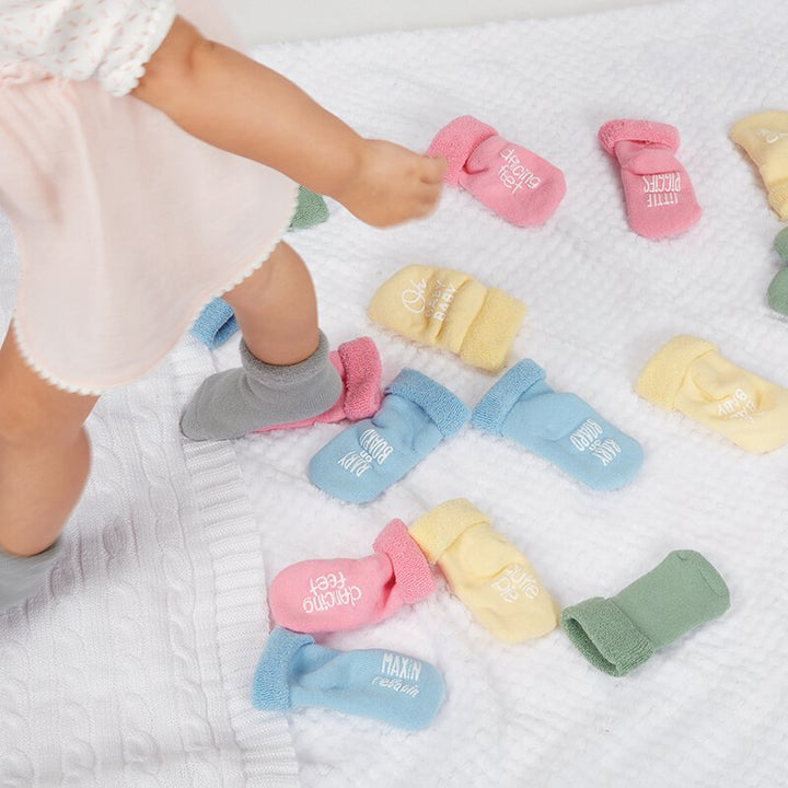 Socks - Pink - Little Piggies, 3-12 Mths