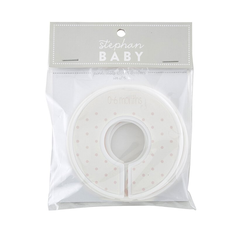 Closet Dividers - Pink Dots