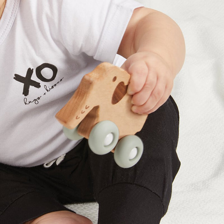 Silicone Wood Toy - Elephant