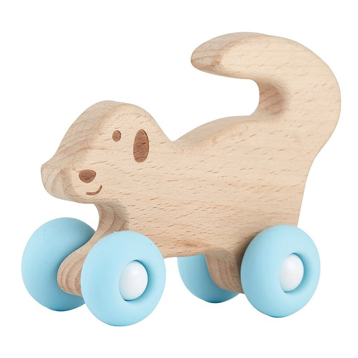 Silicone Wood Toy - Dog