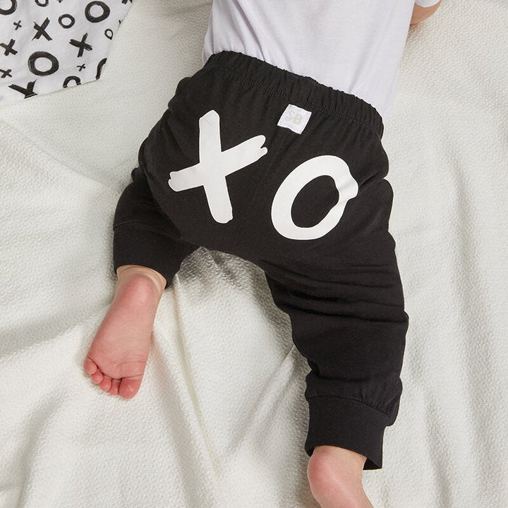 Pants - XO Black  6-12 Mths
