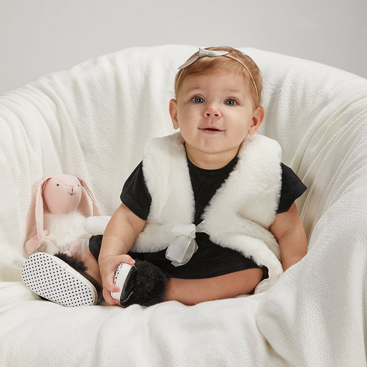 Fur Vest - White