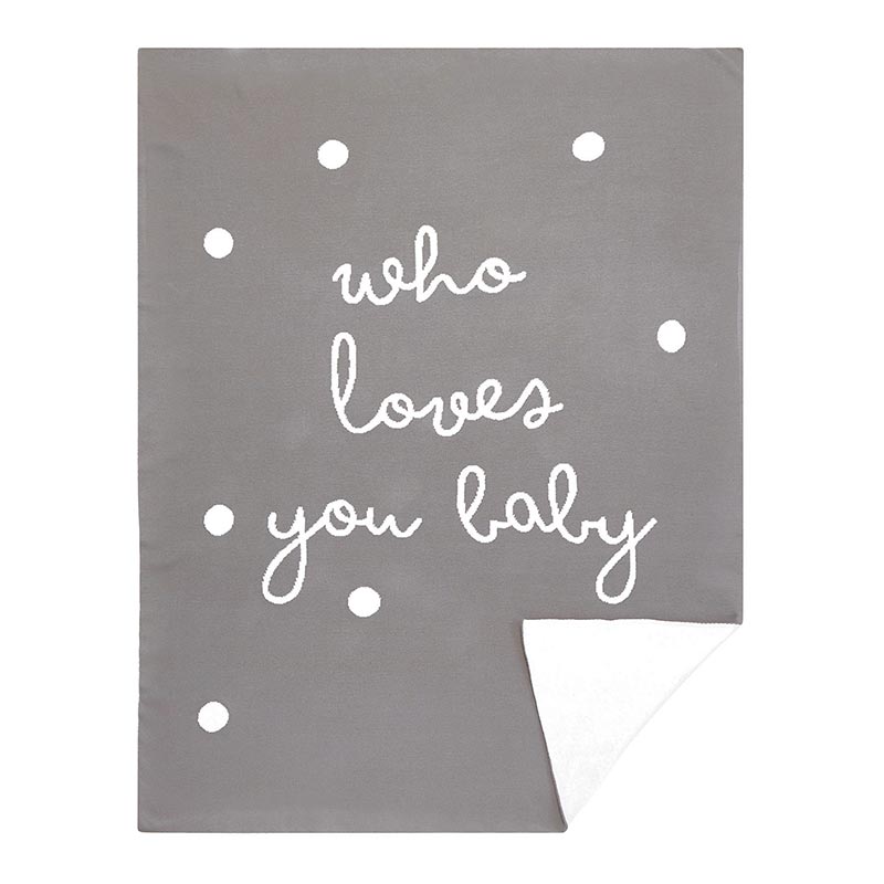 Blanket Gift Set - Who Loves you Baby? - 2 Pce