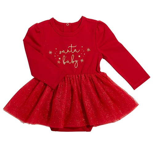 Dress - Santa Baby , 6-12 mths