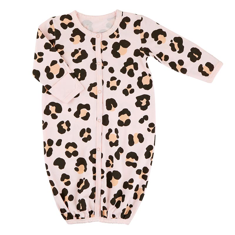 Knit Gown - Cheetah 0-6 Months