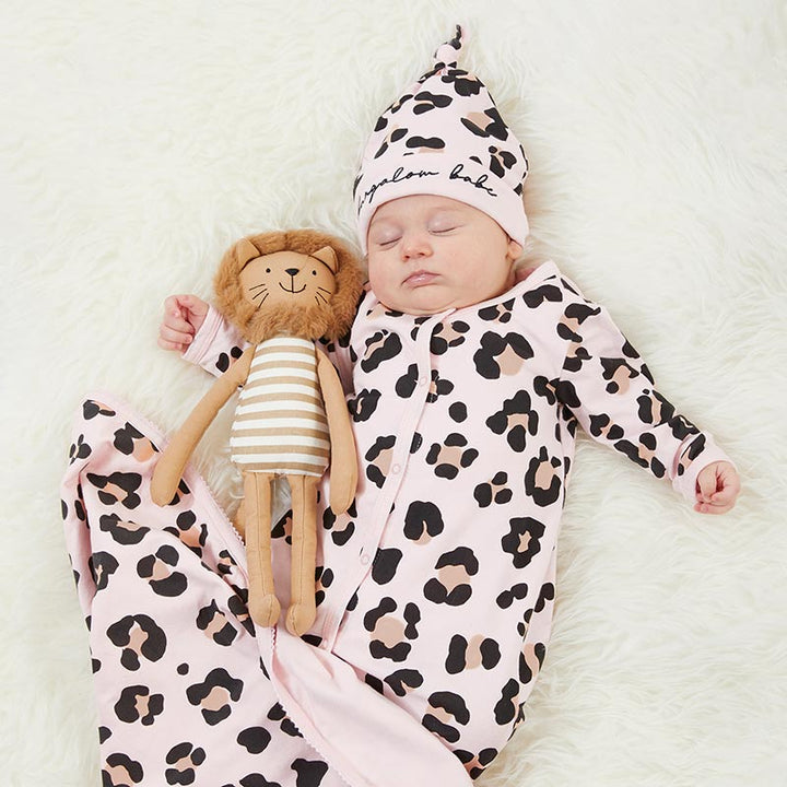 Knit Gown - Cheetah 0-6 Months