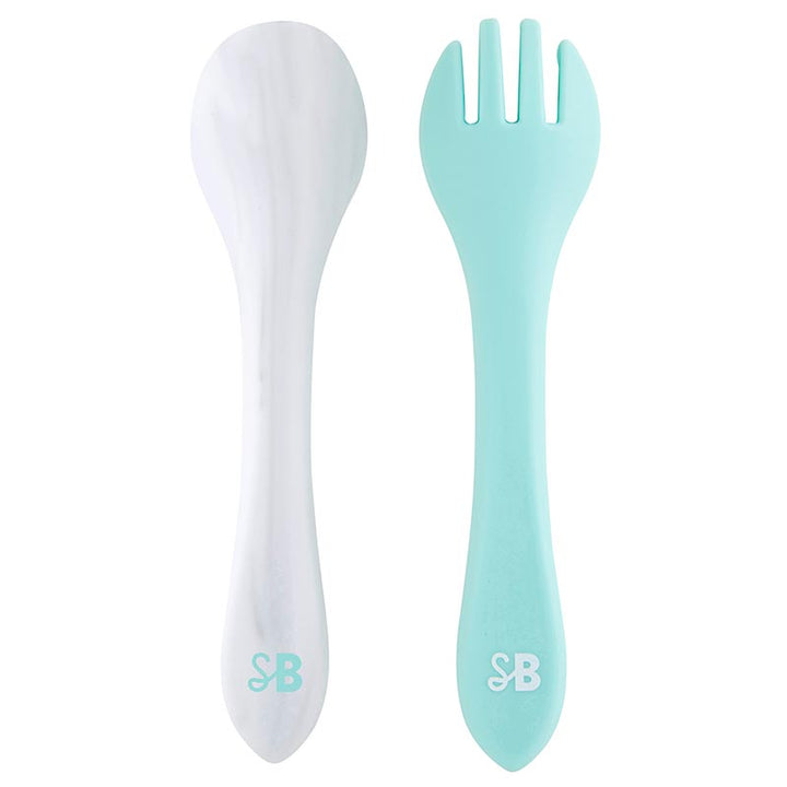 Silicone Spoon + Fork - Sweet Treat