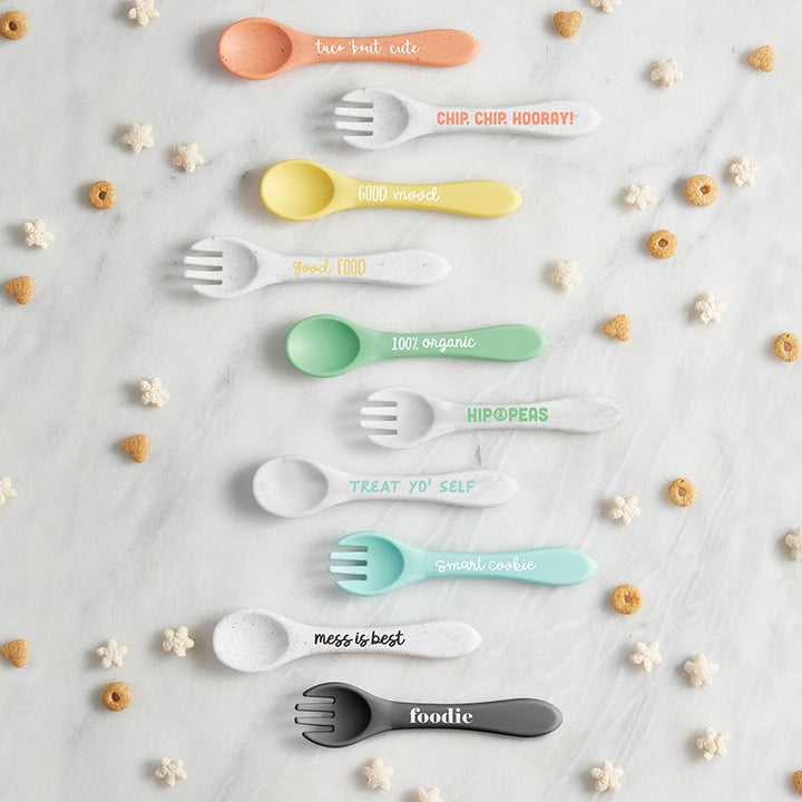 Silicone Spoon + Fork - Sweet Treat