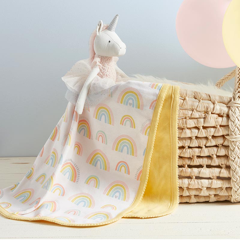 Reversible Blanket- Rainbow