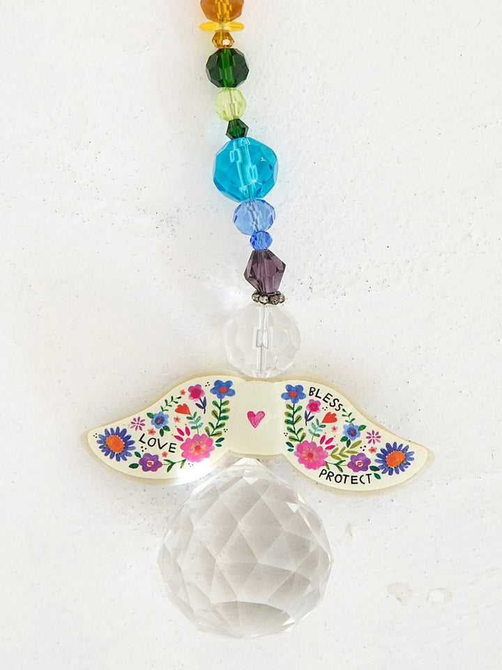 ANGEL SUN CATCHER CREAM WINGS