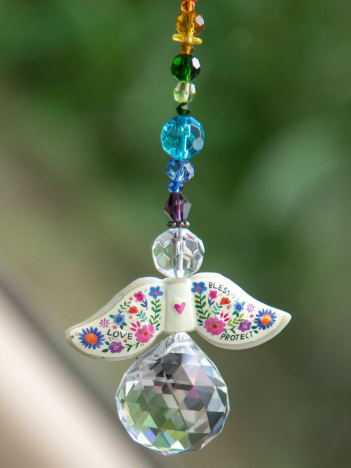 ANGEL SUN CATCHER CREAM WINGS