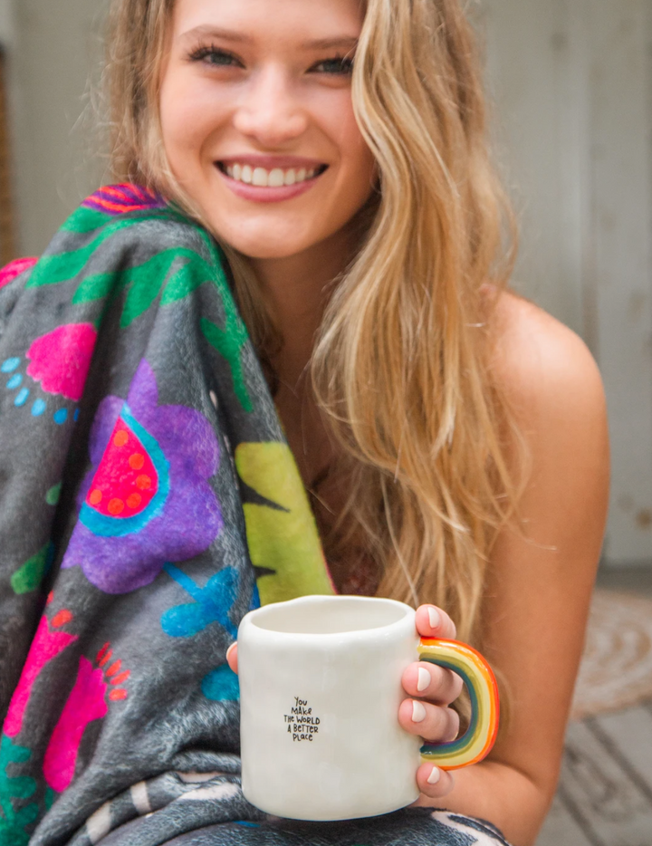 Rainbow Mug You Make World Better
