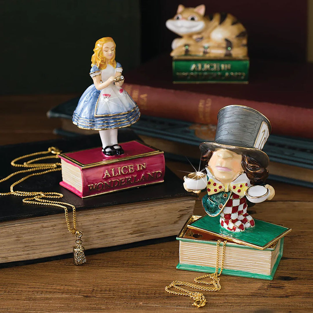 Mad Hatter -Cloisonné Collectible, Alice in Wonderland