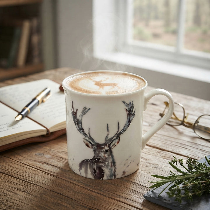 Stag - New Bone China Mug