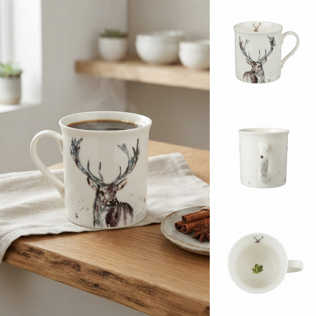 Stag - New Bone China Mug