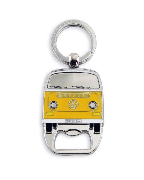 VW T2 BUS KEY RING WITH BOTTLE OPENER IN BLISTER PACKAGING - ORANGE (D)