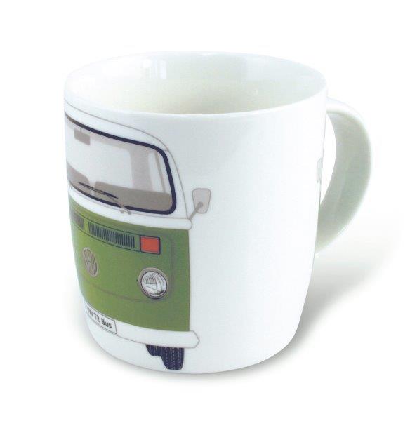 VW T2 BUS COFFEE MUG 370ml IN GIFT BOX - GREEN