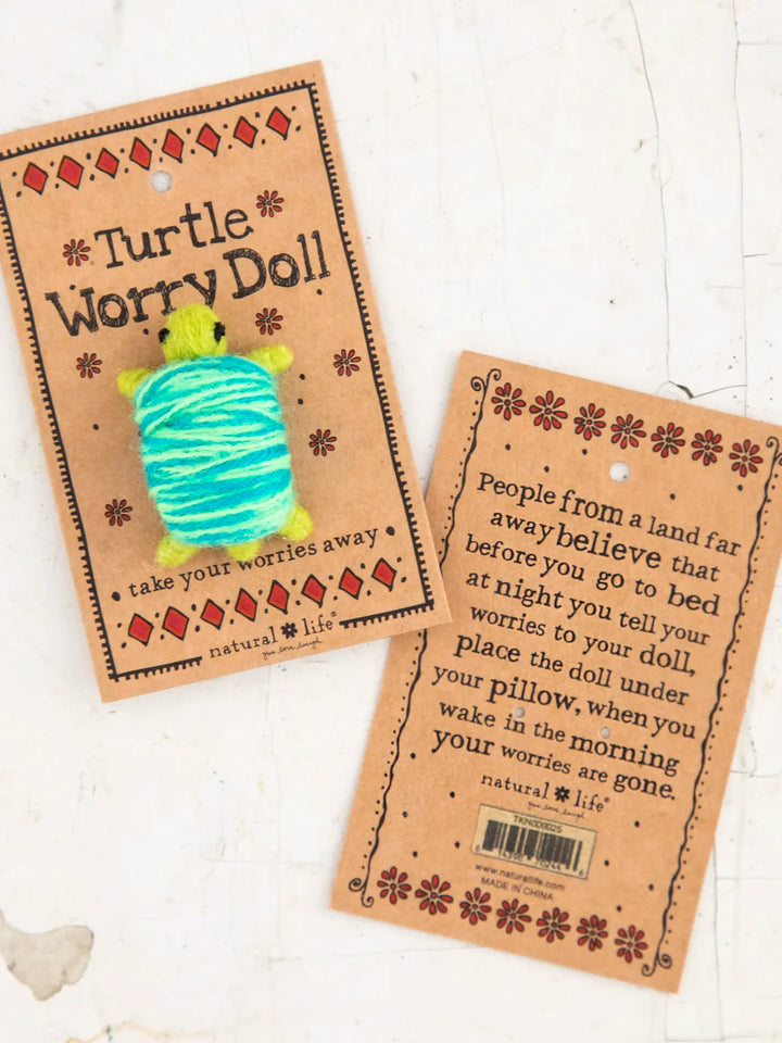 Worry Dolls - Olive Turtle