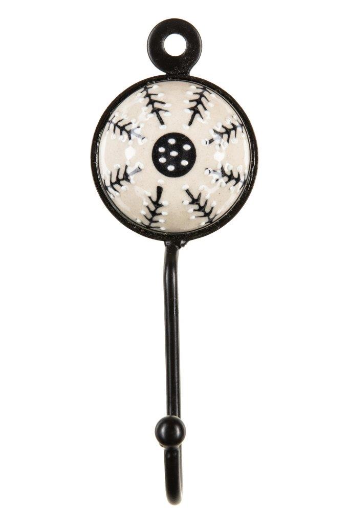 HOOK CERAMIC H/PAINTED TREE BRANCH