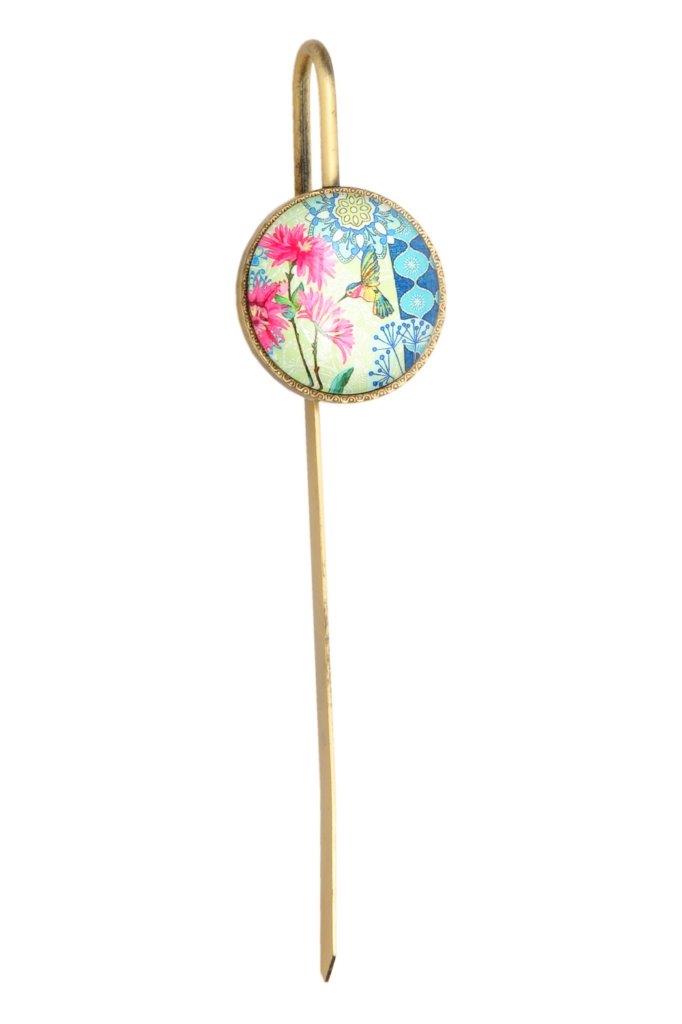 Bluebird Glass & Brass Bookmark