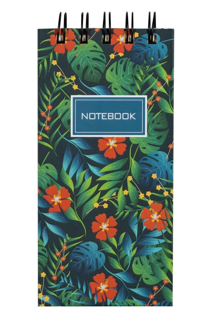 RING NOTEBOOK RED FLOWER