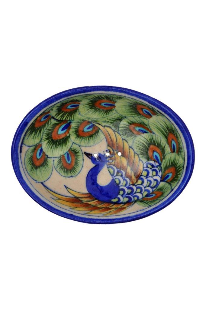 SOAP DISH PEACOCK